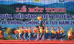 Mít tinh ra quân tuyên truyền, cổ động về phòng, chống ma túy